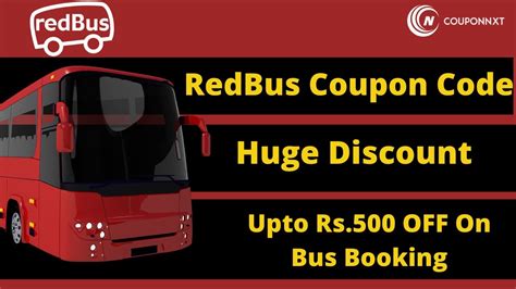 Enjoy The Best Redbus Coupon Codes & Promo Codes 2023