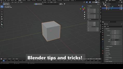 Reddit Blender Tips