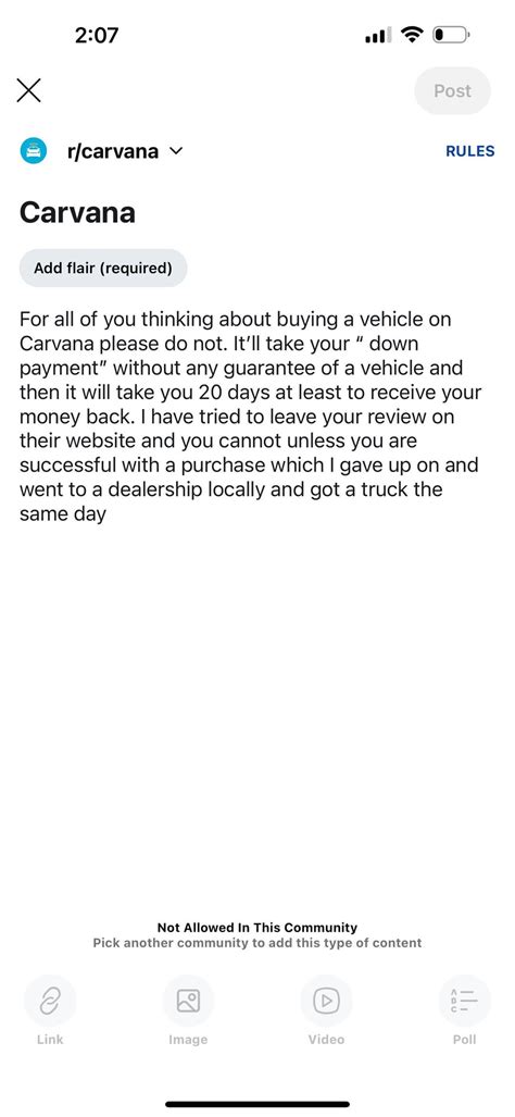 reddit carvana experience