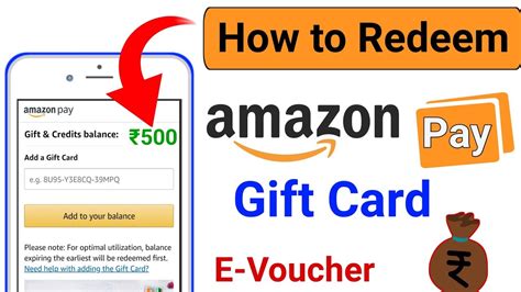 how to redeem amazon gift card how to use gift card on amazon YouTube