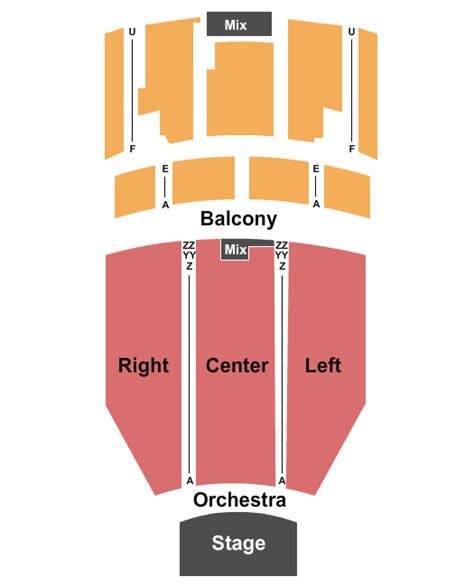 Redford Theater Seating Chart