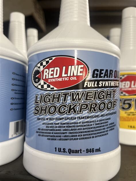 redline light shockproof gear oil