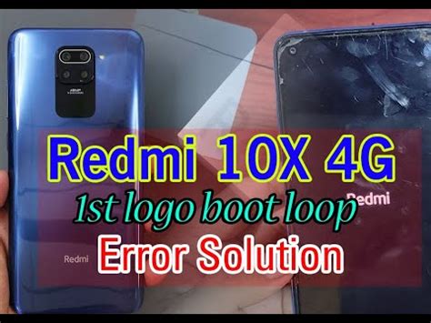 Redmi 10X Logo Error