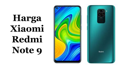 Harga dan Spesifikasi Redmi Note 9