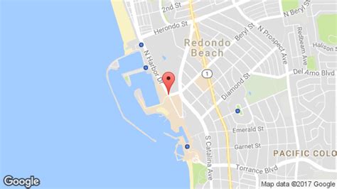 redondo beach hotels map