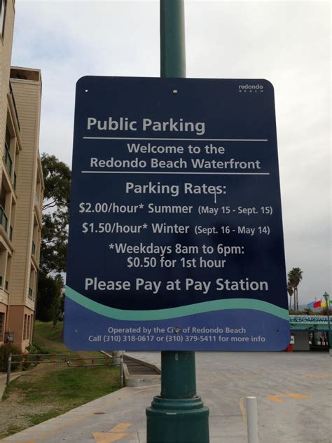 redondo beach public parking