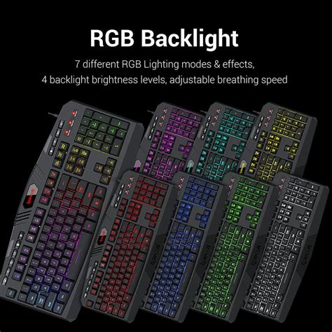 redragon keyboard s101-3 change color