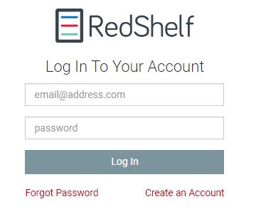 redshelf ebooks login