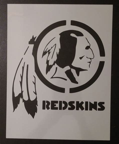 Redskins Pumpkin Stencil Printable