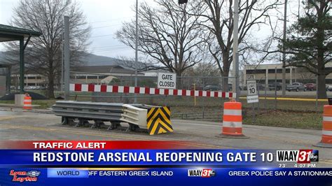 redstone arsenal gates open