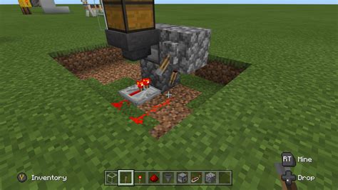 redstone clock for item dispenser