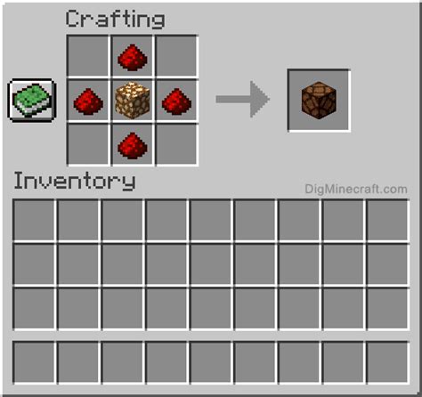 redstone lamp crafting recipe