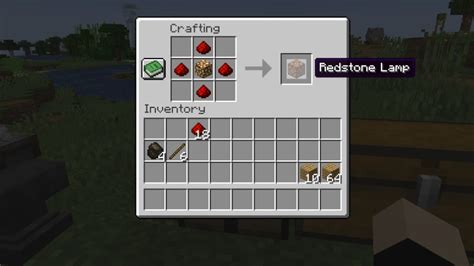 redstone lamp recipe for beginners