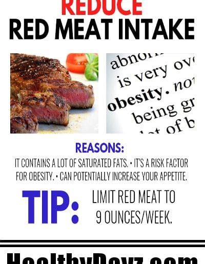 Reduce Red Meat Intake