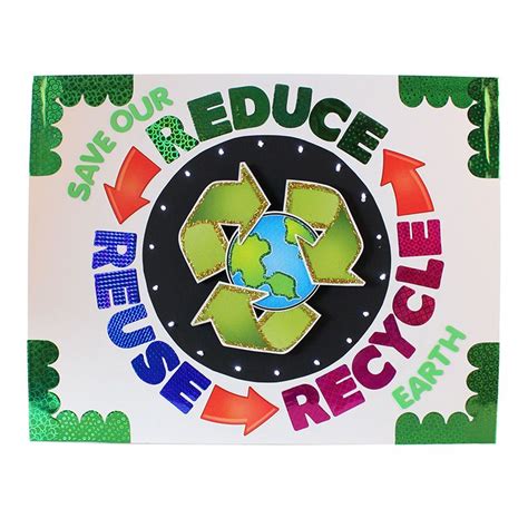 reduce reuse and recycle poster