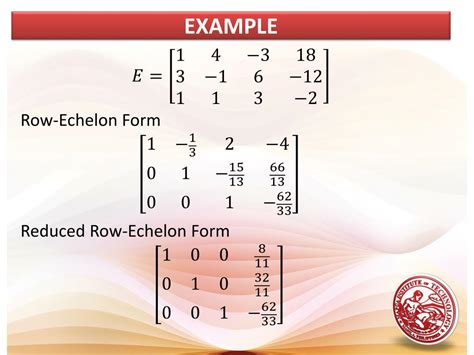 reduced echelon row form