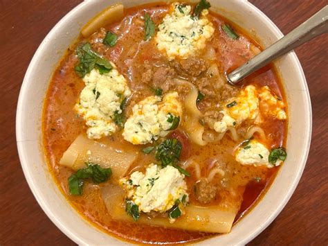 ree drummond's lasagna soup recipe