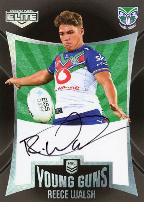 reece walsh nrl card