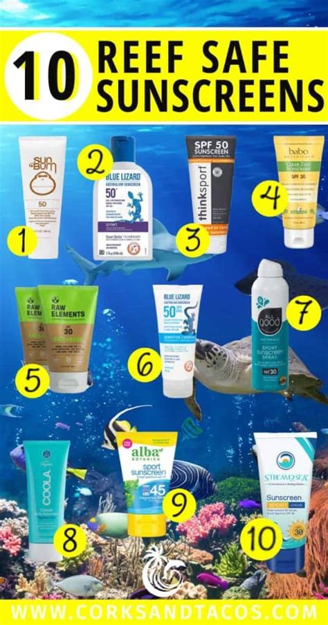reef safe sunscreen