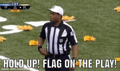 referee throwing flag gif
