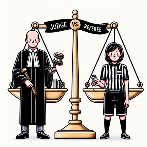 Referee Vs Judge