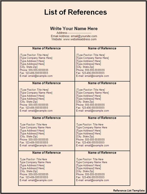 reference name example