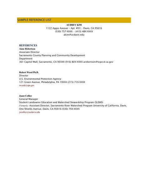 reference sheet for interview template