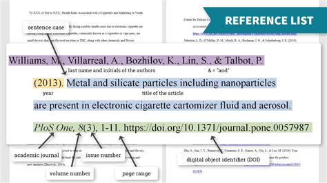 references in apa 7th edition format example