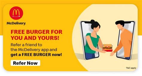 referral code for mcdonald's