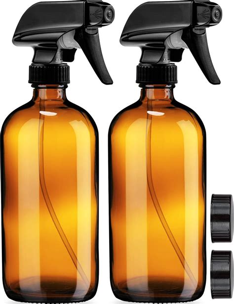 Refillable Amber Glass Bottles