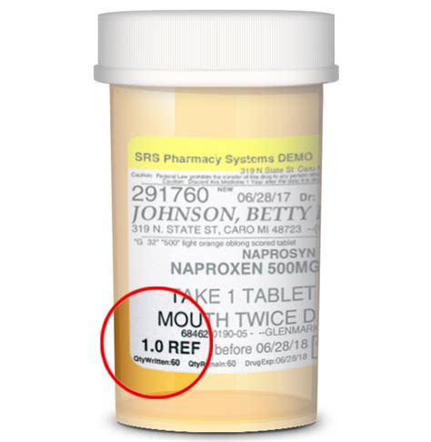 Refills Remaining Meaning