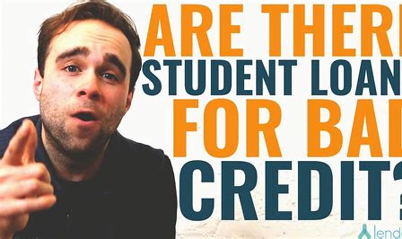 refinance student loans with bad credit