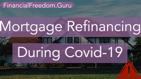 refinancing of a mortgage in covid