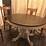 REFINISHED MCM Saarinen style Round Rosewood Dining Table with tulip b