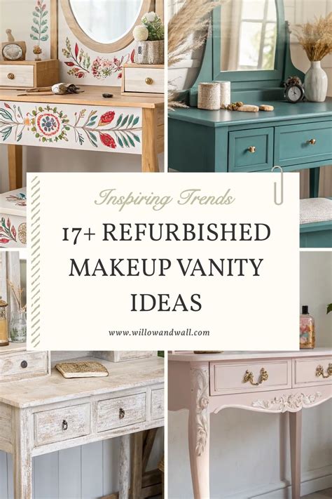 Refinished Makeup Vanity Ideas