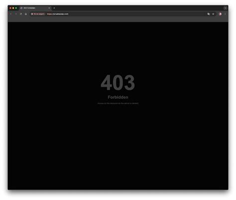 reflected networks 403 forbidden