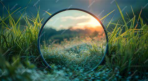 reflecting nature