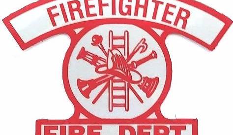 FIREFIGHTER Highly Reflective Fire Helmet or Vehicle DECAL - Fireman