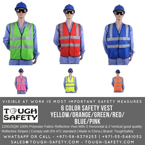 Reflective Jacket Colour Code