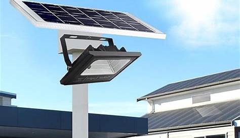 Luz Reflector Solar Led 100w Panel Autónomo Ahorro Energia
