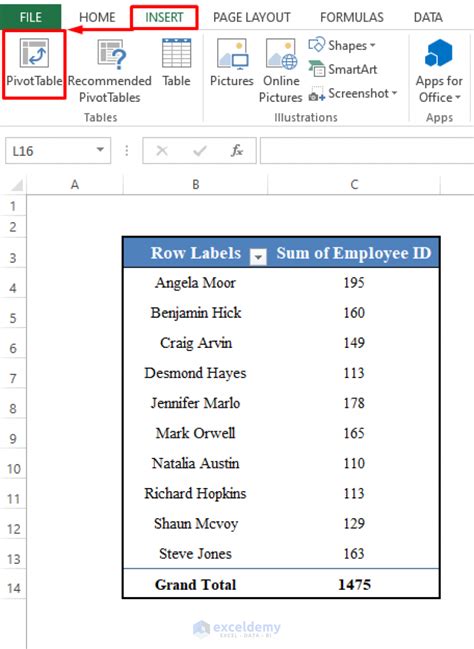 Refresh All Workbook Pivot Tables Vba
