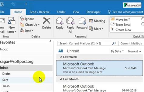 Refresh Mailbox In Outlook