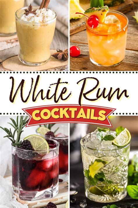 Refreshing Mixed Drinks With Rum