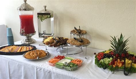 refreshments table