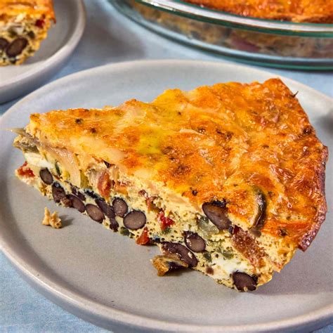 Refried Bean Quiche