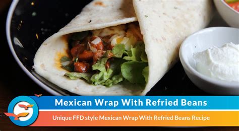 Refried Beans Recipe Wrap