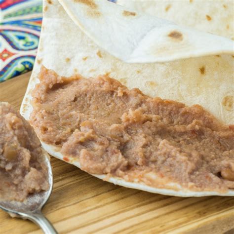 Refried Beans With Tortillas