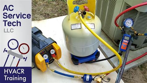 Refrigerant Recovery Machine Setup