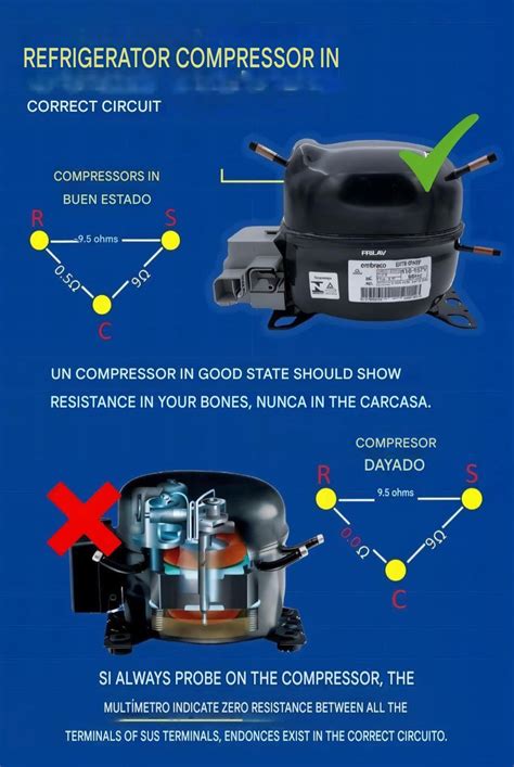 Refrigerator Compressor Resistance Values