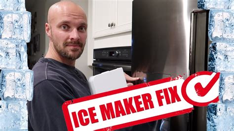 Refrigerator Ice Maker Frozen